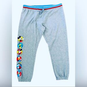 Disney Characters Grey Cropped
Joggers Pants Size 3X NEW